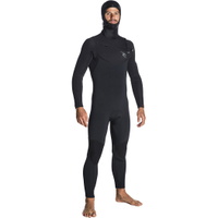 Dawn Patrol 5/4mm Hooded Chest Zip Wetsuit BLACK